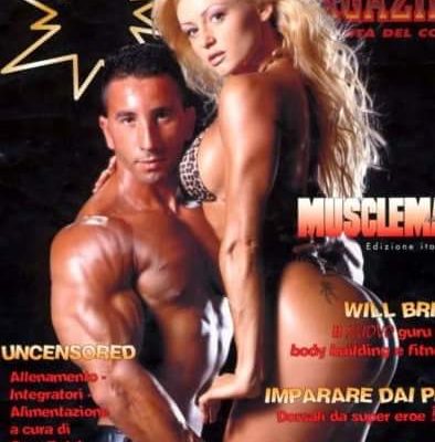 diego martines sulla cover della rivista italiana Body's magazine