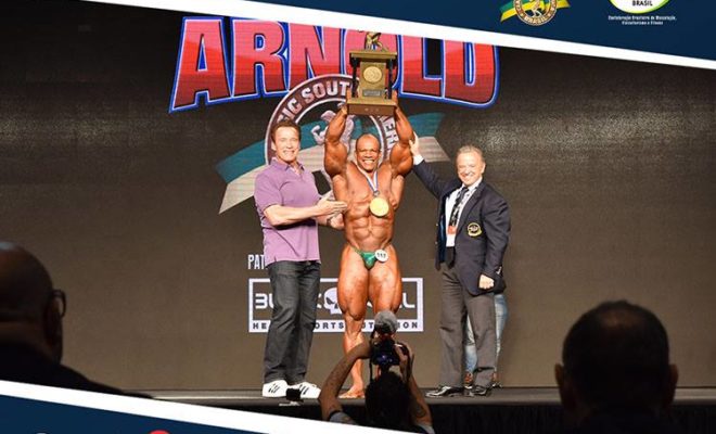 Jefferson Santos de Oliveira vince assoluto bodybuilding all'arnold classic amateur brasil 2017
