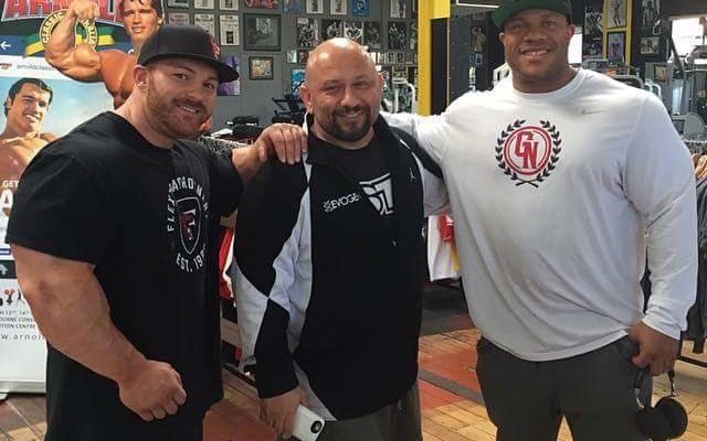 flex lewis e philip heath e hany rambod all'expo dell'ACA 2015