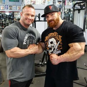 ronnie rockel posa insieme a Flex Lewis