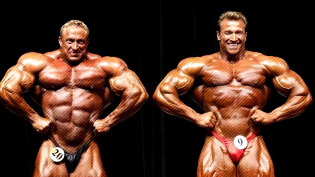 Markus Ruhl and Gunter Schlierkamp nella posa di apertura dorsali frontali