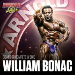 william bonac pro ifbb sarà sul palco dell'Arnold Classic Australia 2018