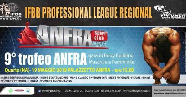 ifbb professional league regional 2018 Anfra