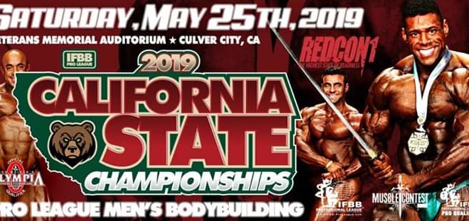 2019 california pro ifbb locandina