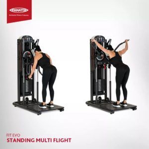 PANATTA STANDING MULTI-FLIGHT esercizio alzate per i posteriori delle spalle