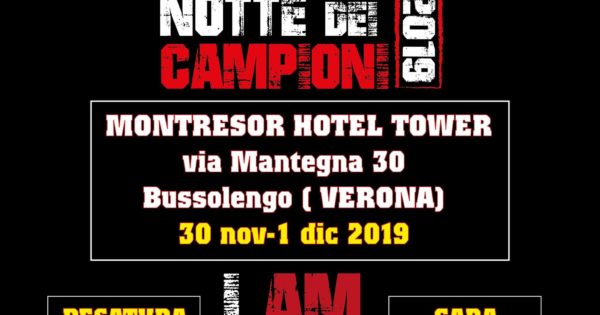 NOTTE DEI CAMPIONI IFBB ITALIA 2019