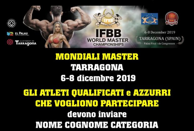 IFBB WORLD MASTER CHAMPIONSHIPS 2019