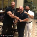 hadi choopan con hany rambod e il 7 volte mister olympia phil heath