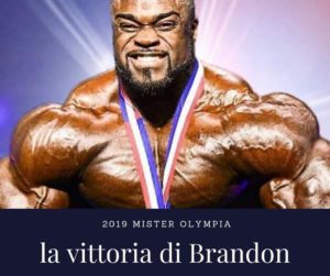 la vittoria di Brandon Curry pro ifbb al Mister Olympia 2019
