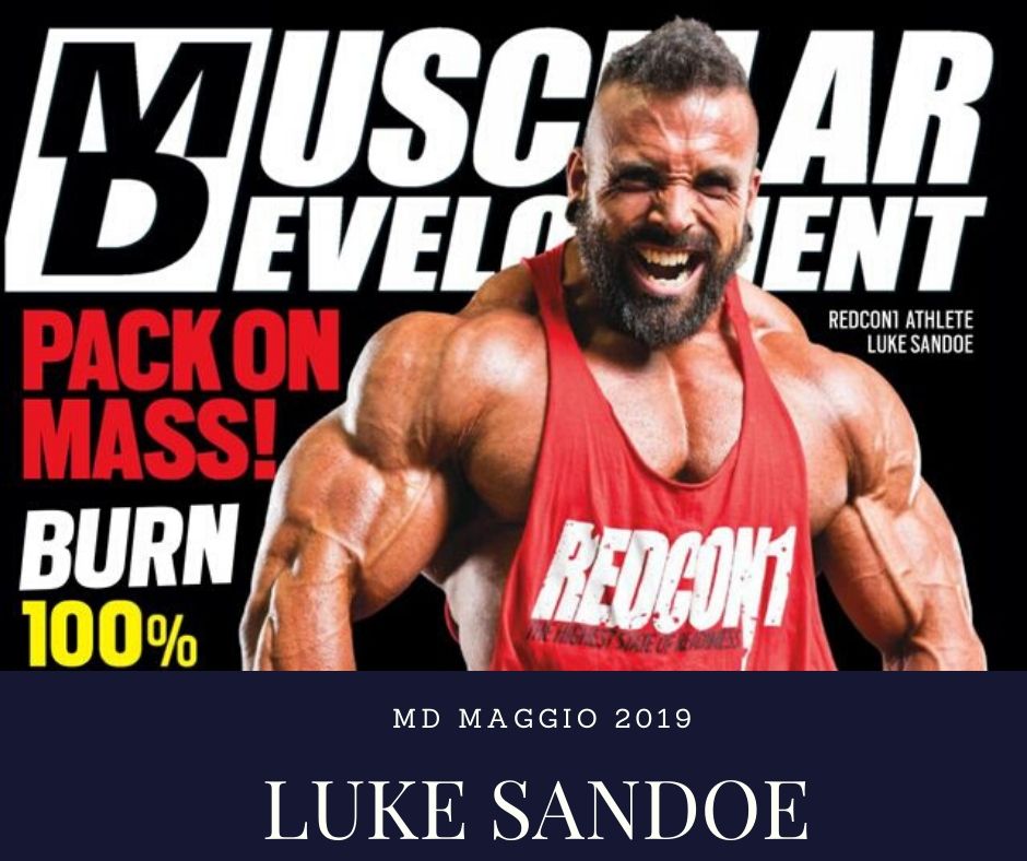 luke sandoe sulla cover di md maggio 2019