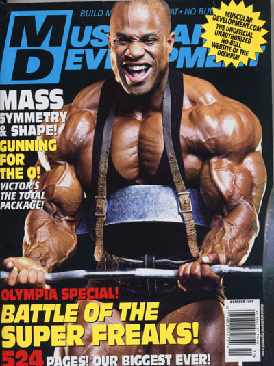 le copertine delle riviste di bodybuilding dedicate a victor martinez pro ifbb