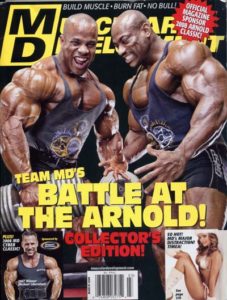 copertine delle riviste di bodybuilding dedicate a Dexter Jackson pro ifbb