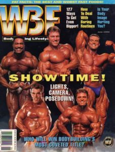 Mike Christian pro ifbb sulla cover della rivista WBF negli anni 80