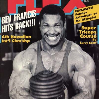 Mike Christian pro ifbb sulla cover della rivista flex magazine