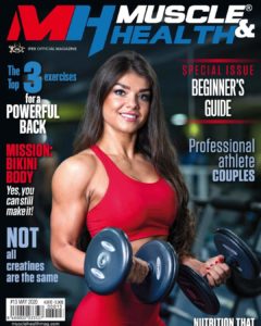cover della rivista di Muscle & health di maggio giugno 2020