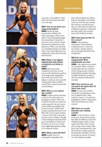 muscle & health maggio giugno 2020 intervista alla campionessa Senni NIEMINEN