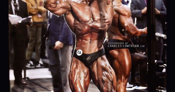 chris bumstead nel backstage del mister olympia 2019