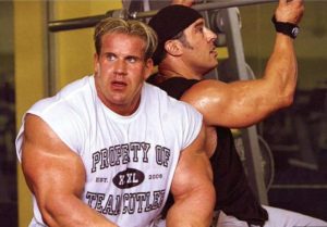 jay cutler ed eric dilauro in palestra nel 2009