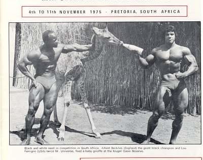 il mister olympia in Sud Africa