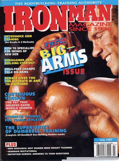 cover delle riviste di bodybuilding dedicate a Michael Francois IRONMAN