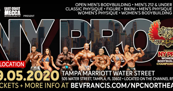 locandina del 2020 new york pro ifbb ( florida )