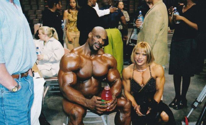 ronnie coleman e Juliette Bergmann