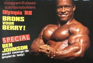 shawn ray sulla cover di una rivista del settore del bodybuilding