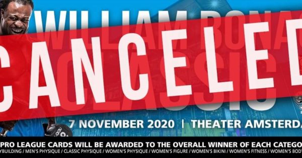 william bonac classic 2020 evento cancellato