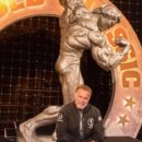 Arnold Schwarzenegger sul palco dell'Arnold Classic in Ohio