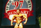 milos sarcev sul palco del grand prix hungary 1997