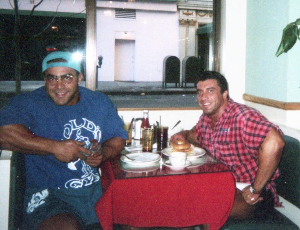 nasser el sonbaty e milos sarcev a colazione