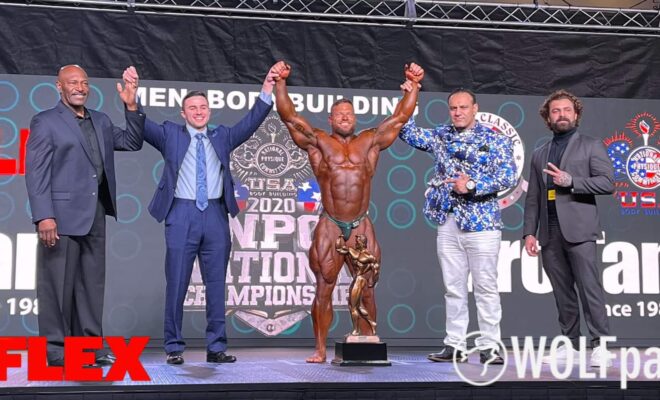 Jonathan Withers vince assoluto bodybuilding ai npc nationals 2020