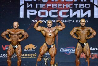 VITALY UGOLNIKOV sul palco dei campionati russi IFBB