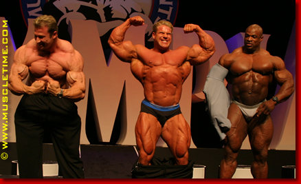 press conference mister olympia 2004 Gunter Schlierkamp VS Jay Cutler VS Ronnie Coleman