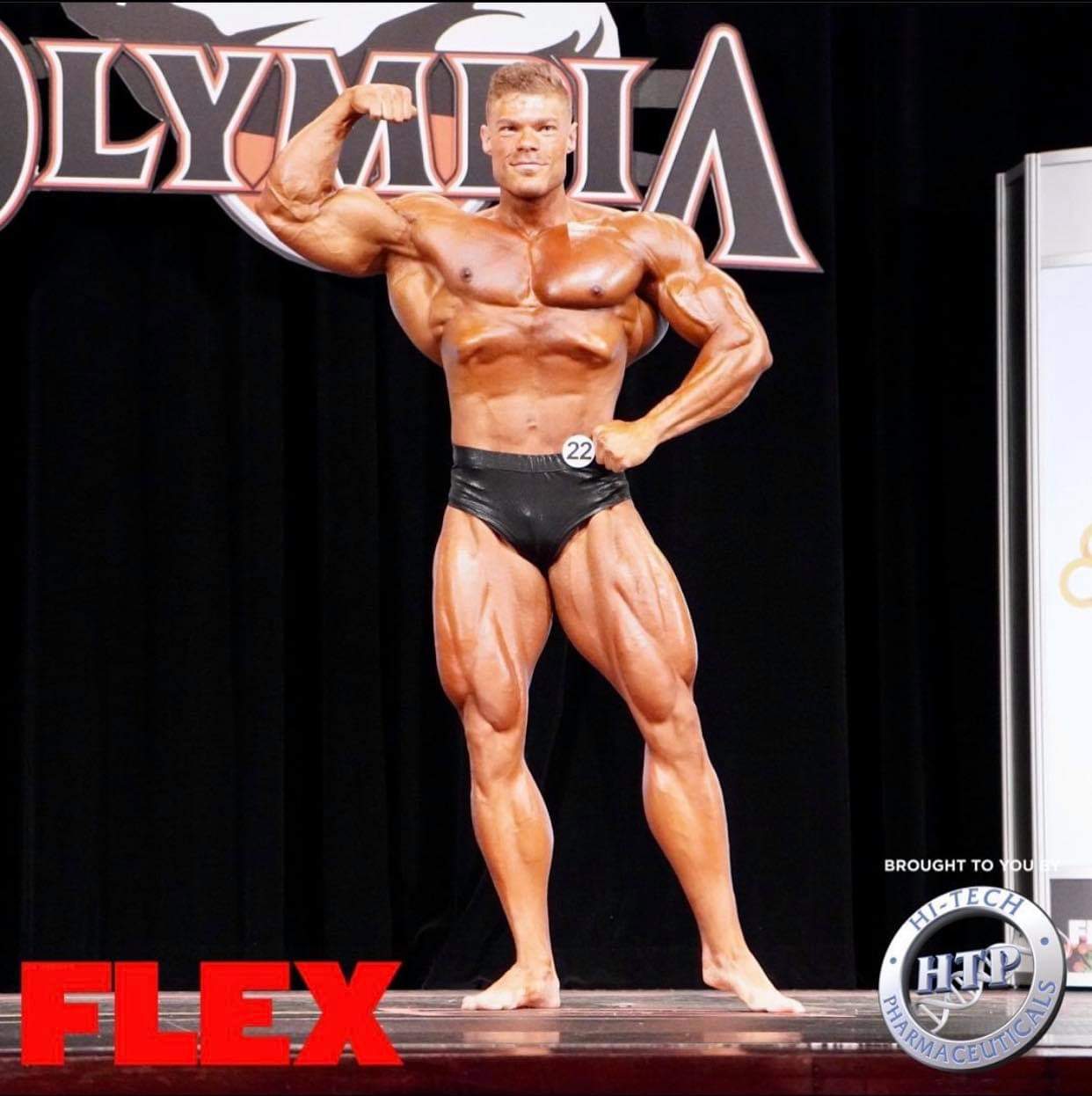 wesley vissers sul palco del mister olympia 2020