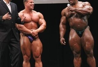ronnie coleman e jay cutler in una guest posing ronnie coleman parla