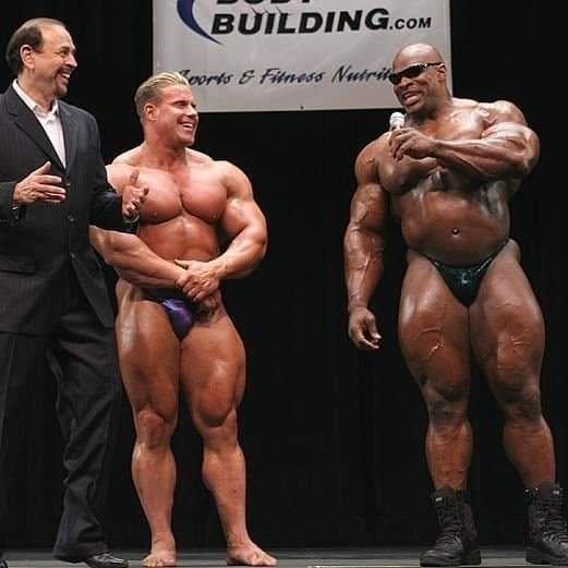 ronnie coleman e jay cutler in una guest posing ronnie coleman parla