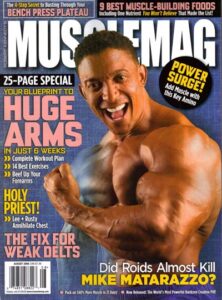 troy alves sulla cover di muscle mag