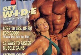 la prima cover di Jay Cutler nel 1996 sulla rivista Mucle & fitness