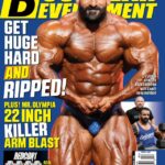 hadi choopan conquista la cover del numero di aprile 2021 della rivista muscular development