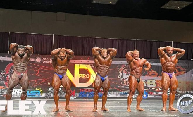 2021 indy pro ifbb pregara Morgan Aste VS Blessing Awodibu VS Mokhammed El Eman VS Dorian Haywood VS Justin Rodruigez posa di addome e gambe