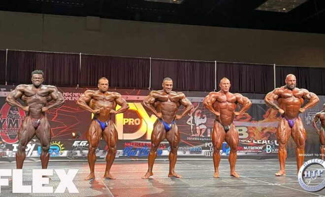 2021 indy pro ifbb pregara Morgan Aste VS Blessing Awodibu VS Mokhammed El Eman VS Dorian Haywood VS Justin Rodruigez posa di apertura dorsali frontali