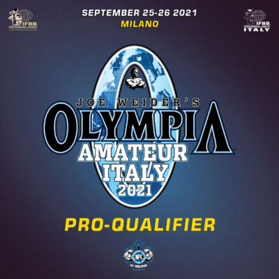 olympia amateur italy 2021 pro qualifier