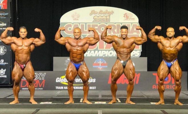 2021 california pro ifbb first callout Patrick Moore VS Hassan Monstafa VS Shaaban Mohamed VS Mohammed Elemam doppi bicipiti frontali