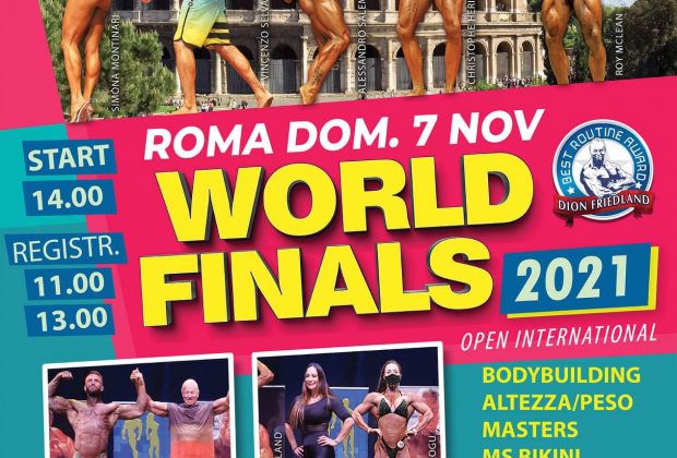 locandina ibfa world finals 2021 roma