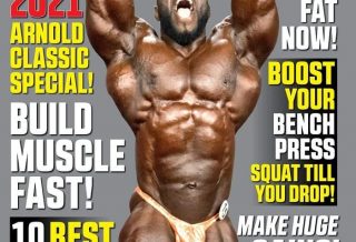 akim williams sulla cover della rivista muscular development di settembre 2021