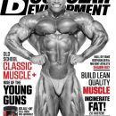 shanw ray sulla co ver della rivista muscular development di novembre 2021