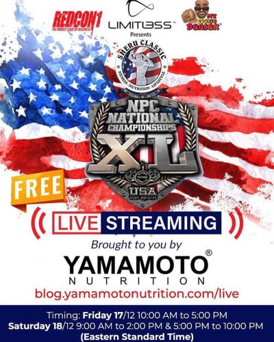 diretta streaming 2021 npc national championships by yamamoto nutrition