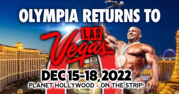 le date del mister olympia 2022 il ritorno a Las Vegas