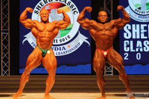 un confronto sul palco dello sheru classic 2012 tra kai greene e phil heath